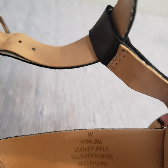 Marc Fisher Alina Ankle Strap Leather Upper Heel Sandals Size 8M - Picture 13 of 14